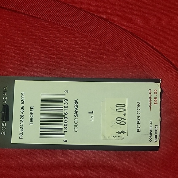 BCBG Max Azria Womens Twofer Slit Maxi Dress - Picture 4 of 6